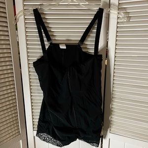 LG fitted one piece black lace body shaper